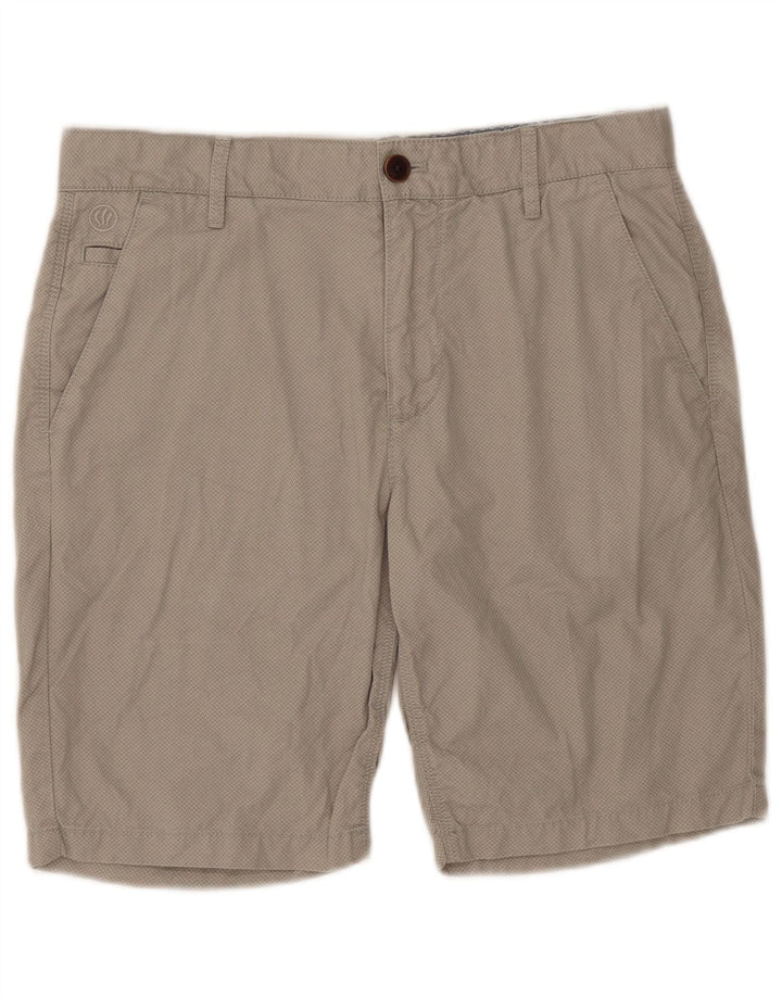 Pantalones cortos chinos para hombre Fat Face W32 Algodón beige medio