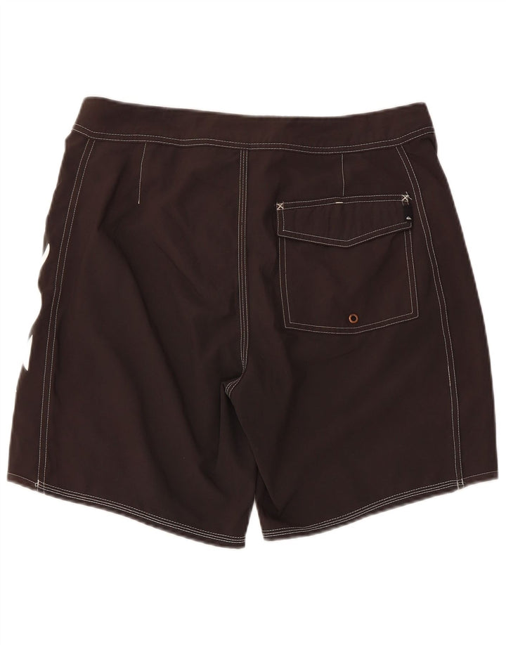 Quiksilver Hombre Graphic Bañador Shorts Mediano Poliéster Negro