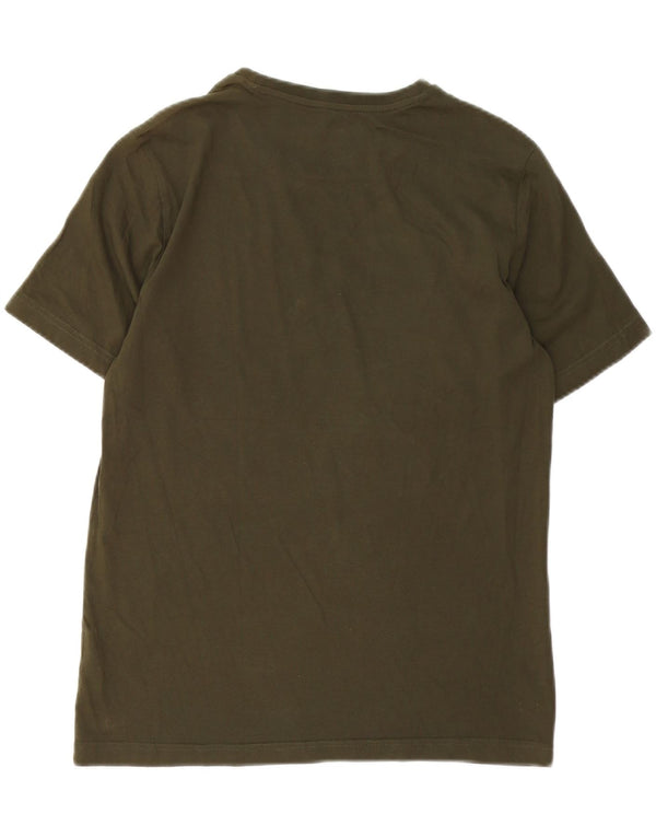 PUMA Camiseta gráfica para hombre Top Small Green Cotton