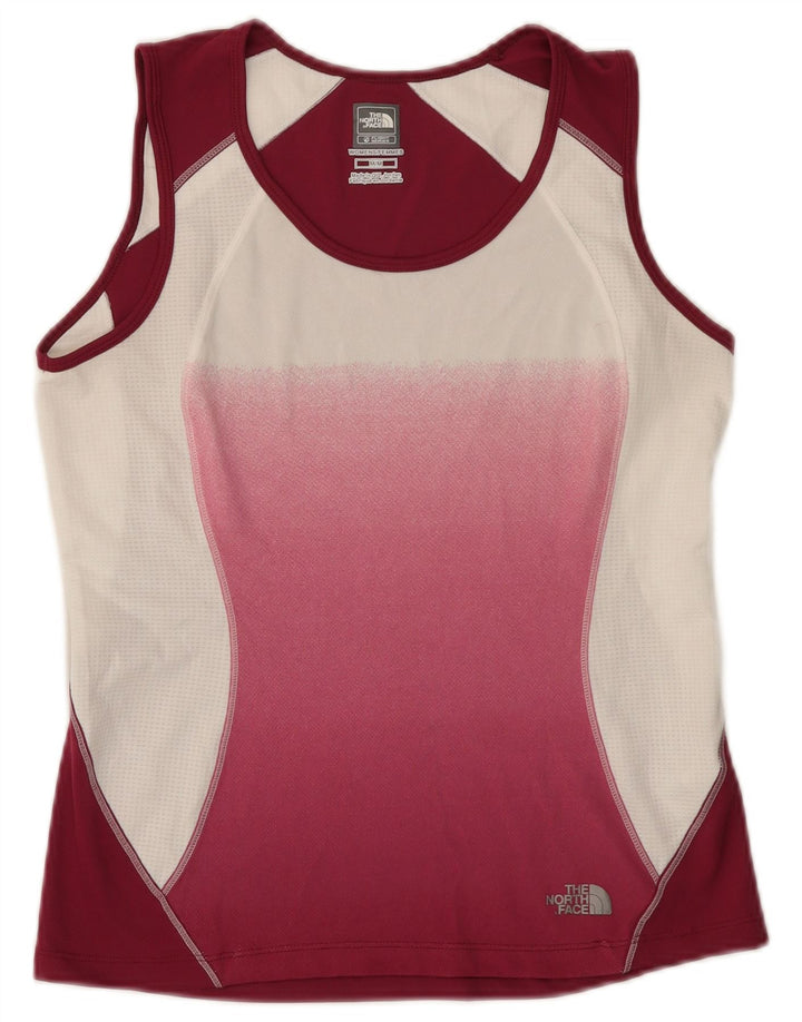 The North Face Camiseta sin mangas para mujer UK 40 Medio Borgoña Colorblock Poliéster