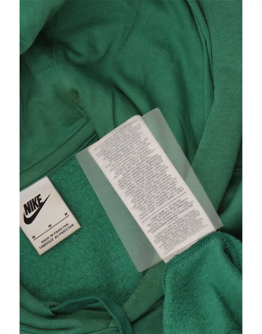 Sudadera con capucha Nike para hombre - Jersey de algodón verde medio