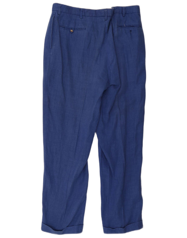 Polo Ralph Lauren Pantalones chinos con pinzas para hombre W36 L30 Azul