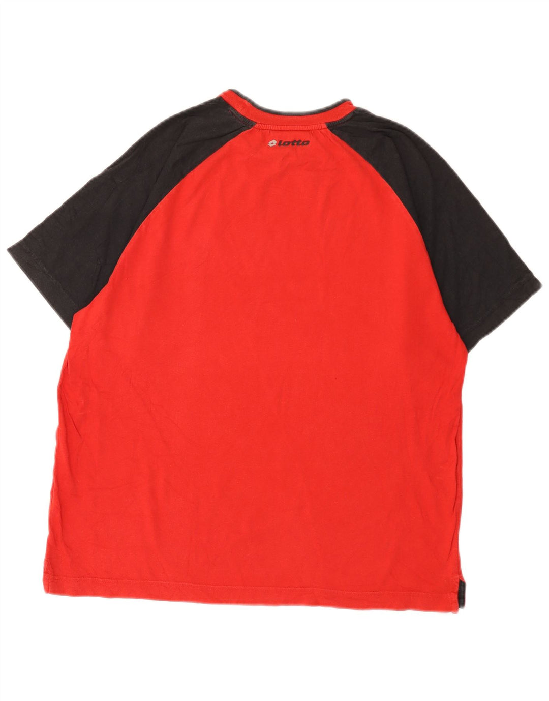 Camiseta Lotto Hombre Top Medium Rojo Colorblock