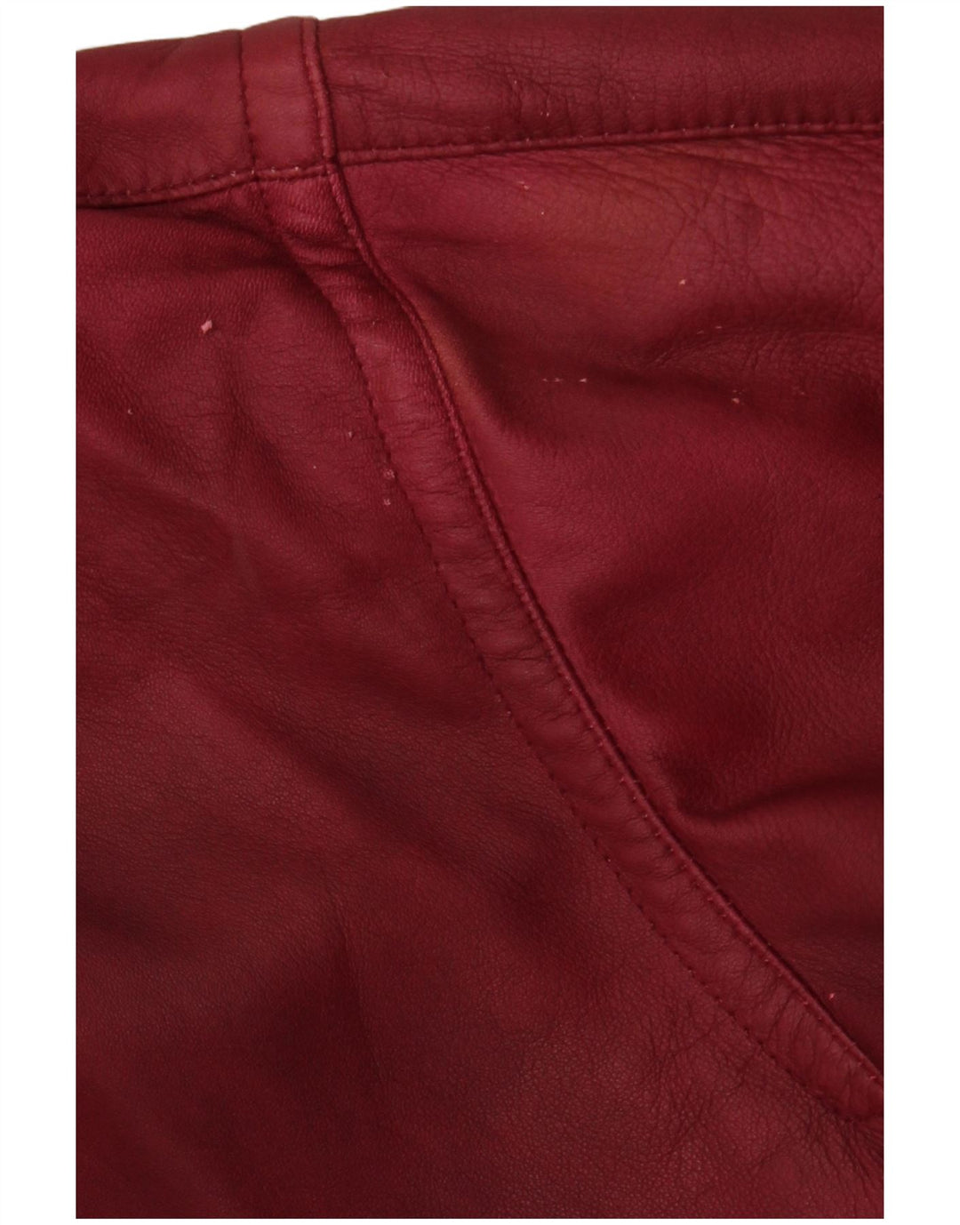 Vintage mujer de gran tamaño con capucha Parka chaqueta EU 48 2XL granate