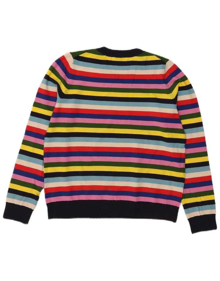 Boden Suéter tipo jersey con cuello redondo para mujer UK 44 Mediano Rayas multicolores