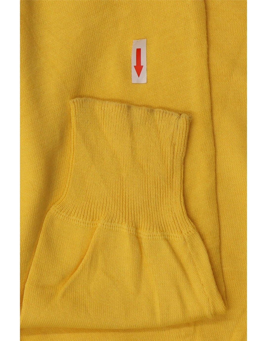 Sergio Tacchini - Jersey para hombre con cuello y cremallera, talla grande, algodón amarillo