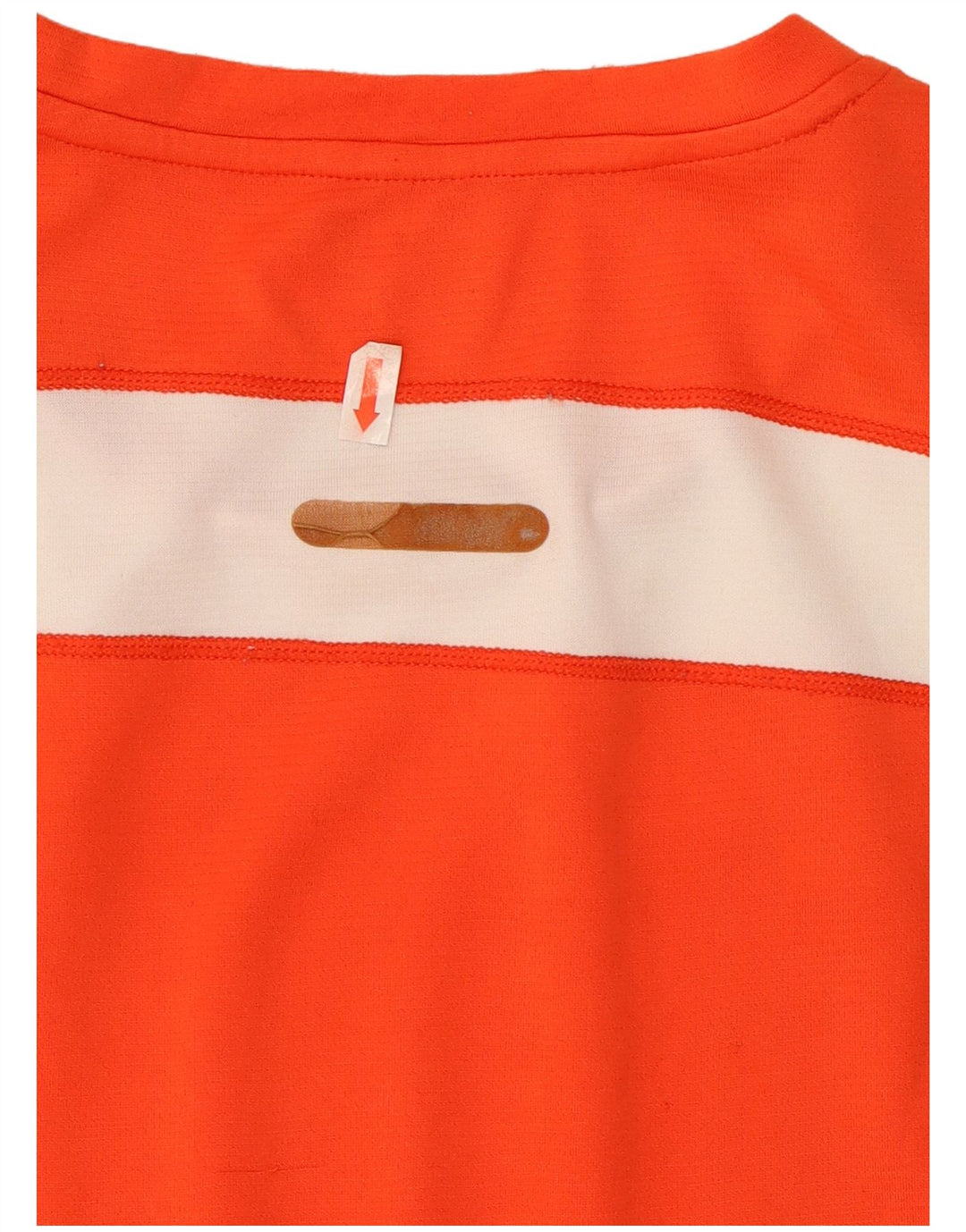 New Balance Hombre Camiseta Top Medium Naranja Colorblock Poliéster