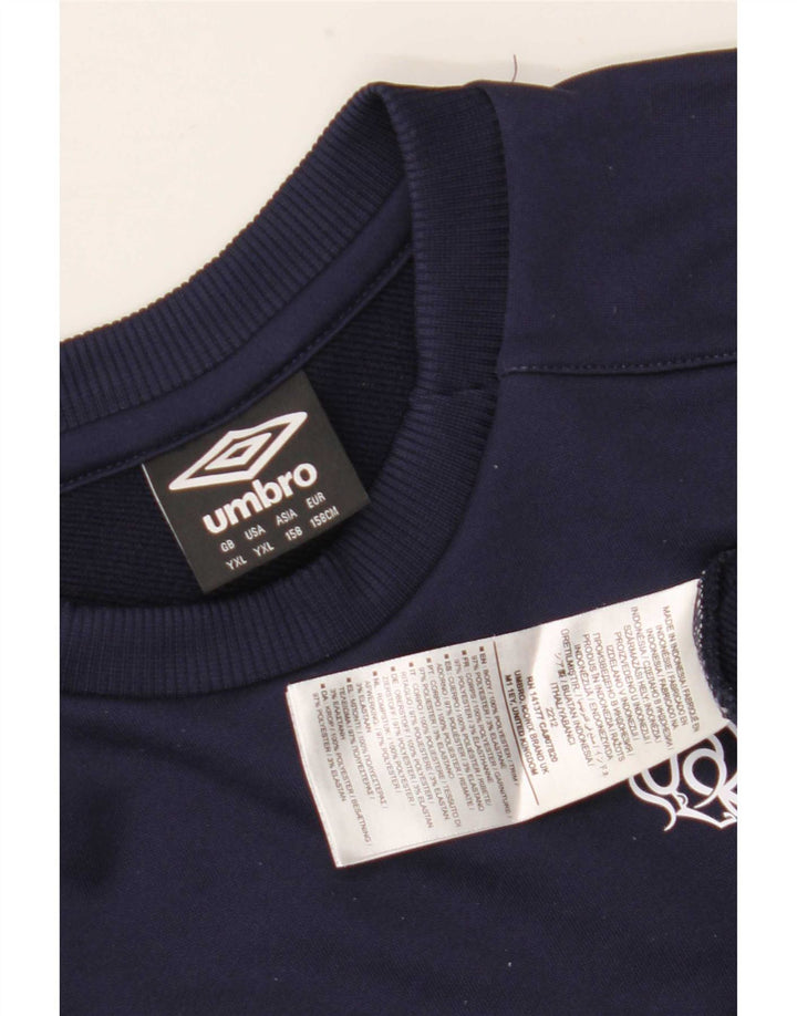 Umbro Sudadera gráfica para niño Jumper 13-14 años XL Azul marino Poliéster