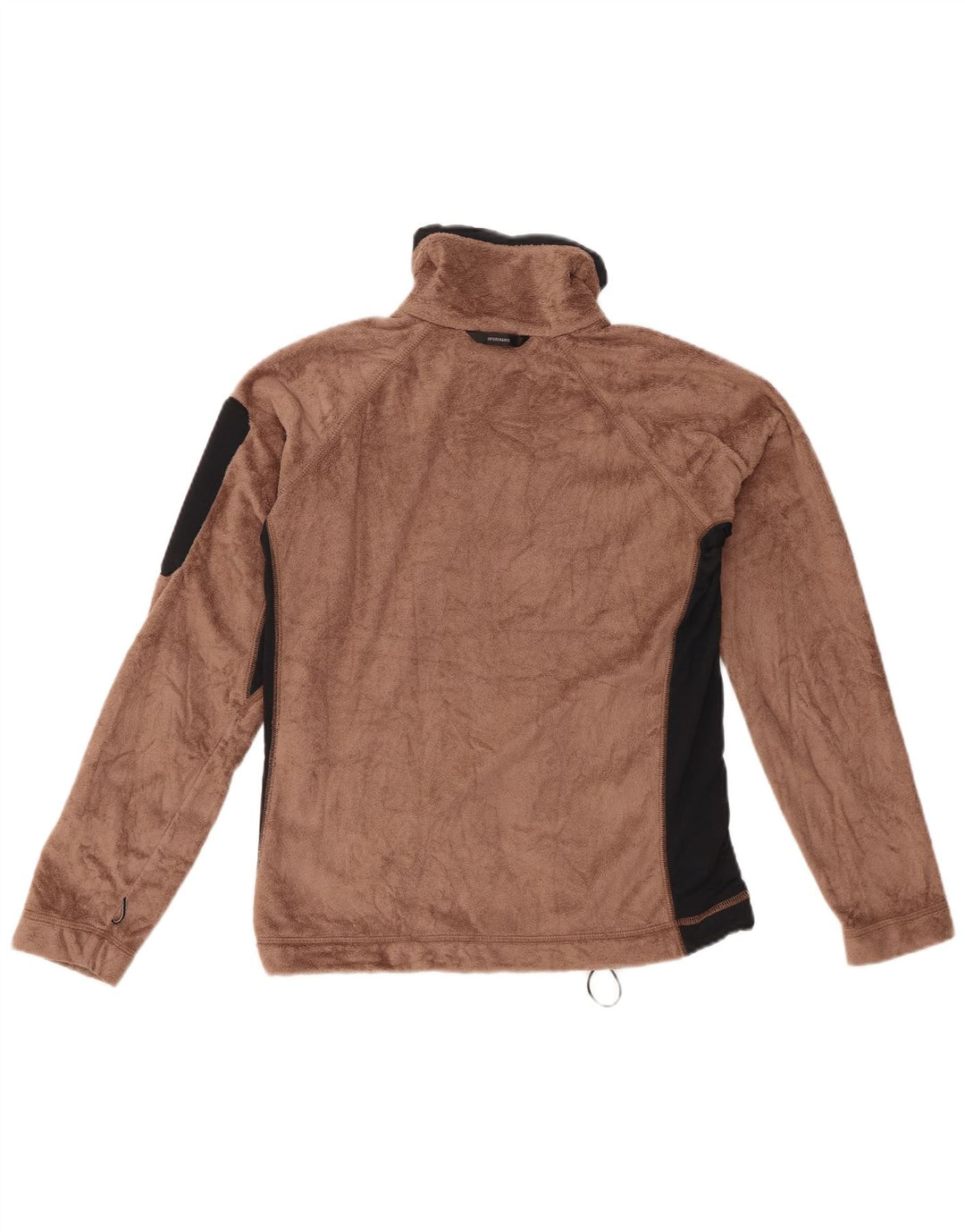 COLUMBIA Chaqueta polar para mujer UK 40 Small Marrón Colorblock Poliéster