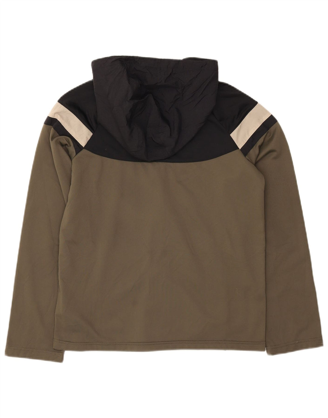 Nike Chaqueta de chándal para niño 13-14 años XL Verde Colorblock Poliéster