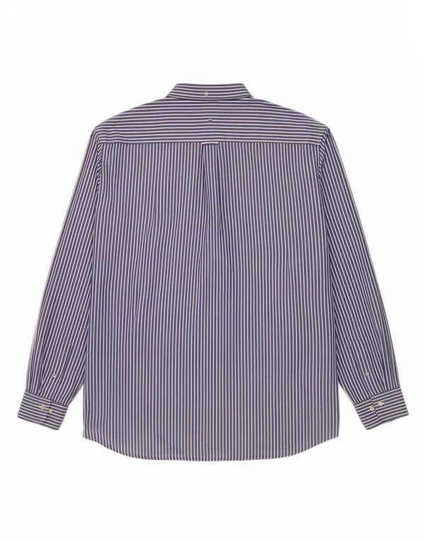 Camisa Gant para hombre talla 49/50 19 3/4 4XL Algodón a rayas azules