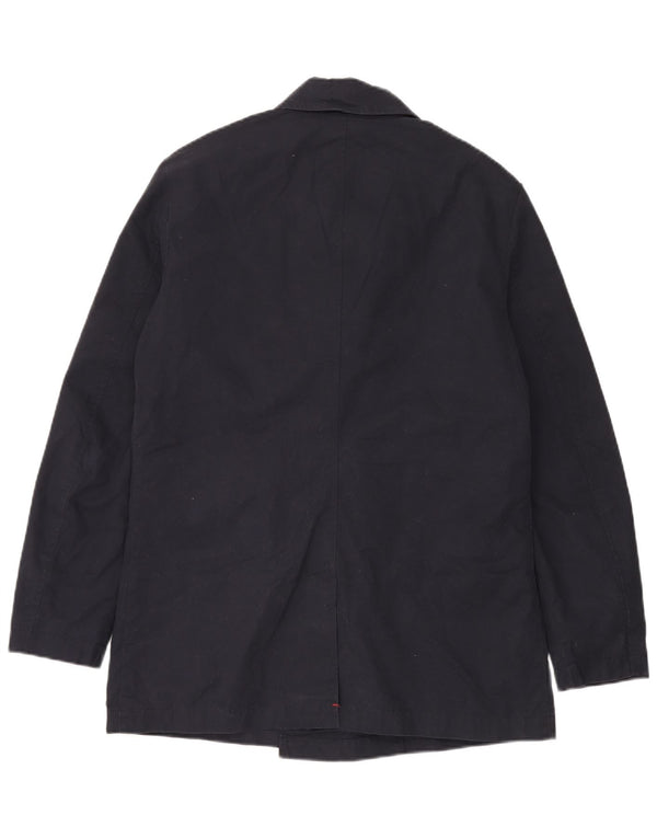 Superdry Chaquetón para hombre UK 40 Large Algodón azul marino