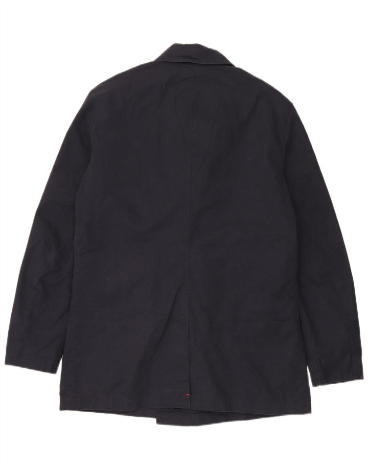 Superdry Chaquetón para hombre UK 40 Large Algodón azul marino