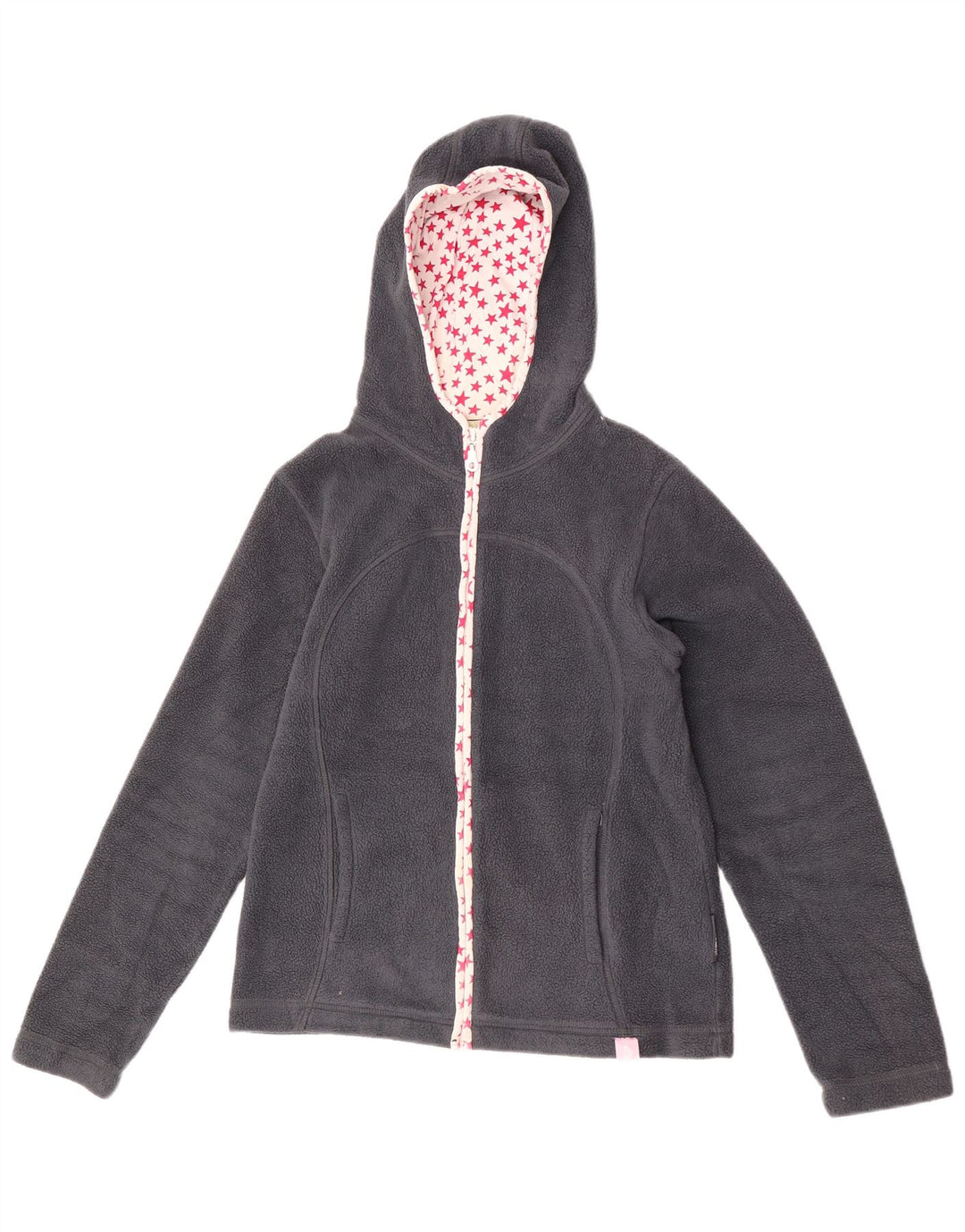 Quiksilver Chaqueta polar con capucha Roxy para mujer US 4 Small Azul marino Poliéster