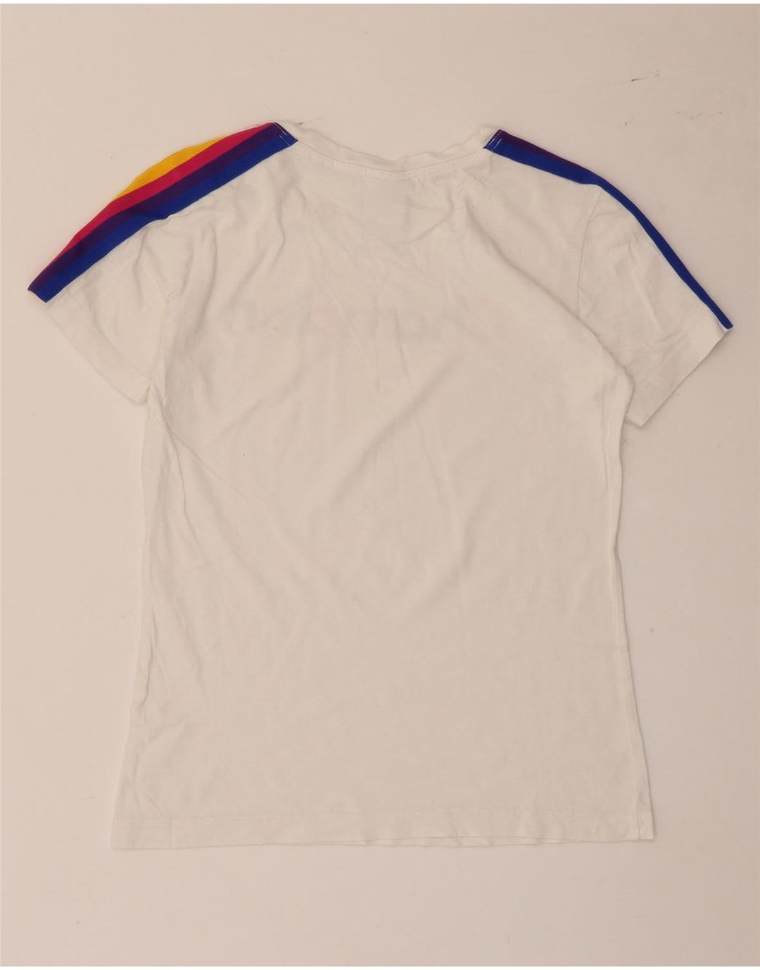 Champion Camiseta Gráfica para Mujer Top UK 40 Mediano Rayas Blancas
