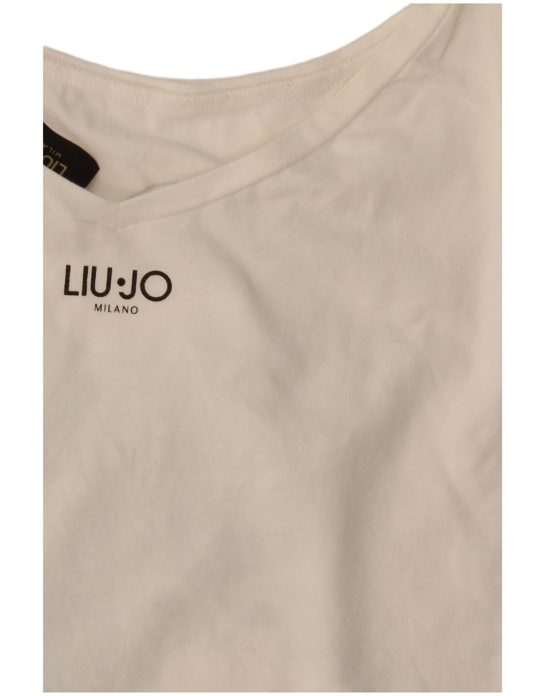 Liu Jo - Camiseta gráfica para mujer, talla 40, talla M, color blanco