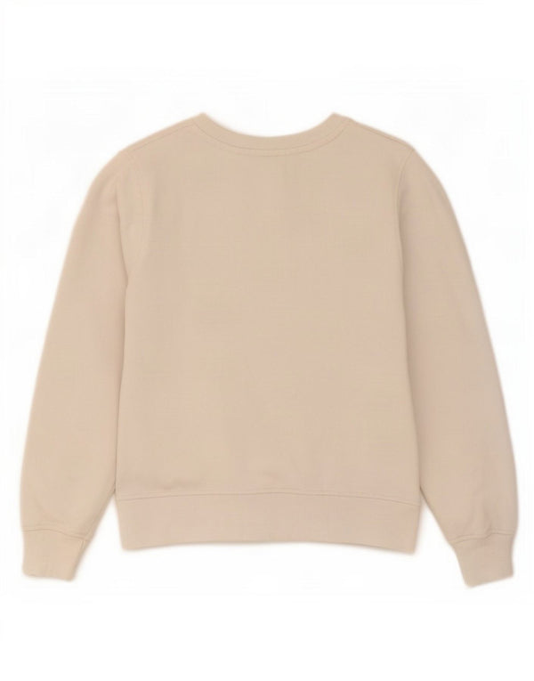 Russell Athletic - Sudadera gráfica para mujer (talla 40), color blanco apagado