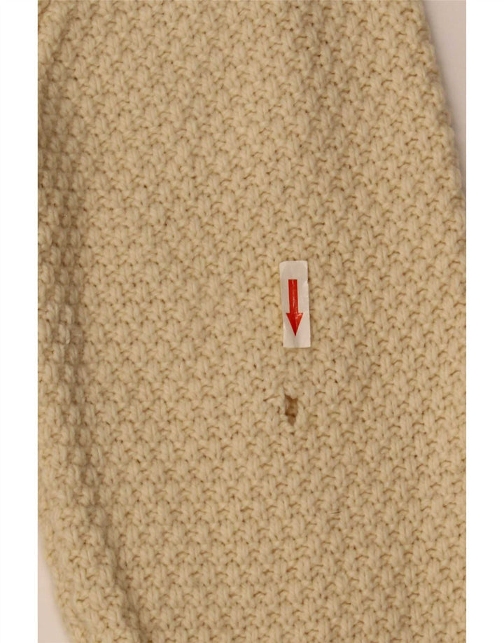 Marks & Spencer Jersey De Cuello Redondo Para Hombre De Lana De Cordero Beige Grande