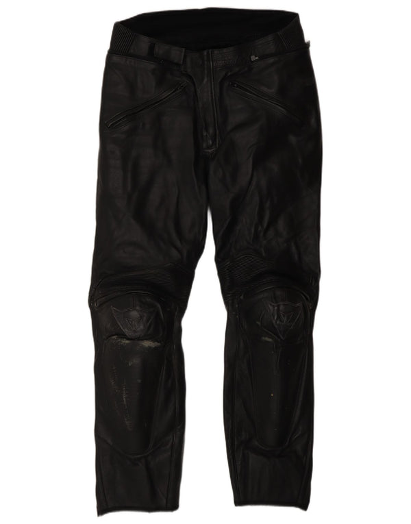 Dainese Hombre Moto Racer Pantalones Talla 50 Small W30 L30 Negro Moto