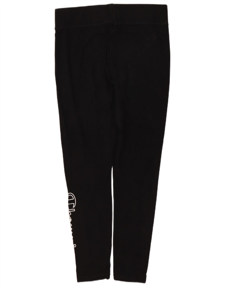 CHAMPION Leggings gráficos para mujer UK 44 Grande Algodón negro