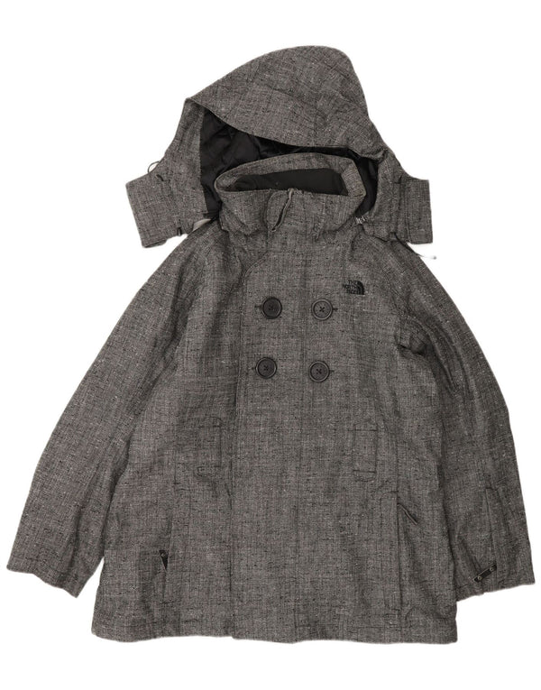 The North Face Chaqueta bomber con capucha para mujer UK 46 Large Grey Herringbone