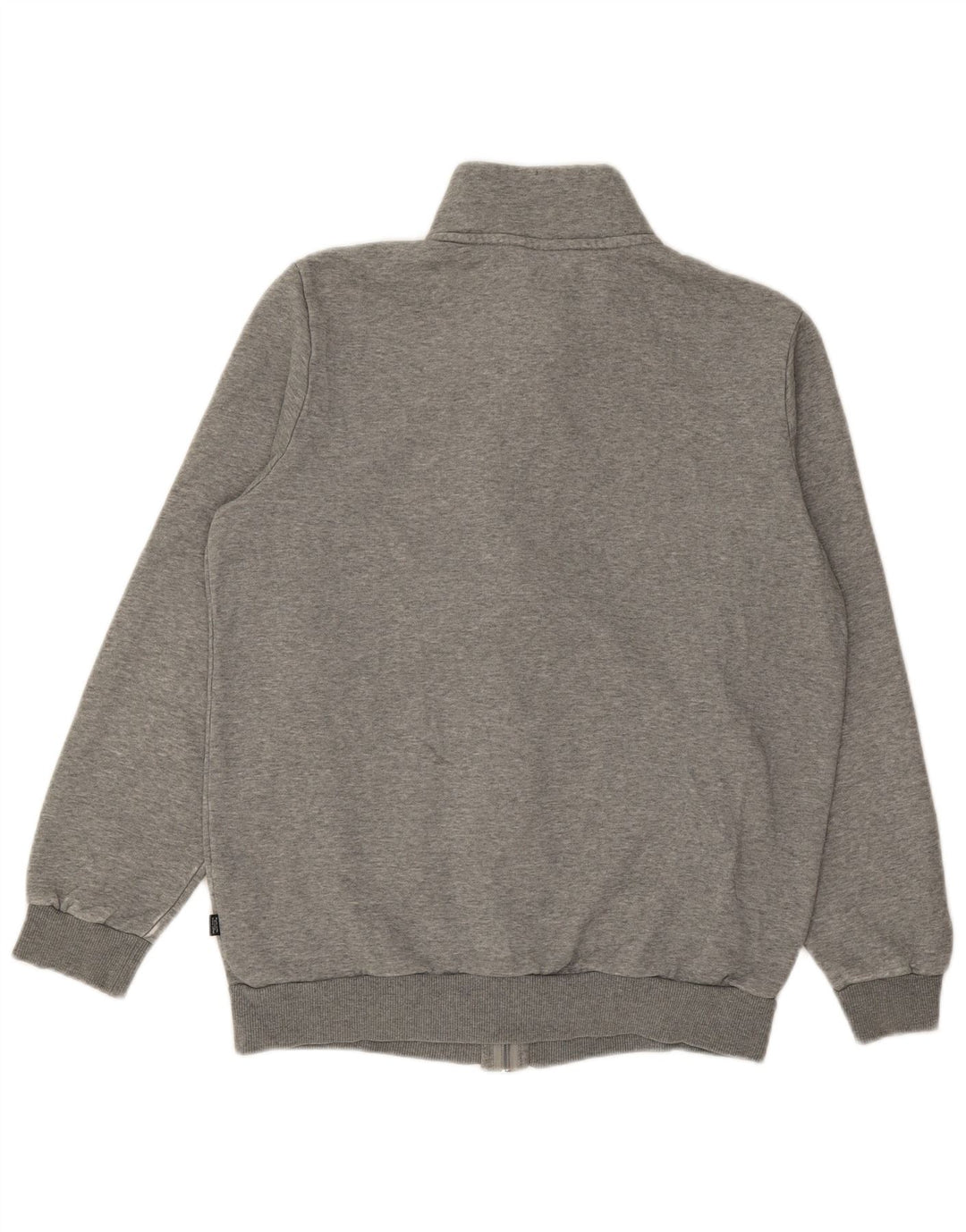 Puma Hombre Chándal Top Chaqueta Pequeña Gris Algodón