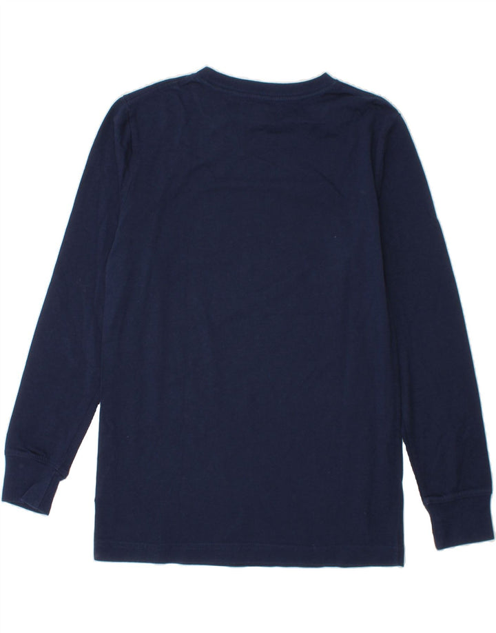 LEVI'S Boys Graphic Top Long Sleeve 11-12 Years Navy Blue Cotton Vintage Levi's and Second-Hand Levi's from Messina Hembry 