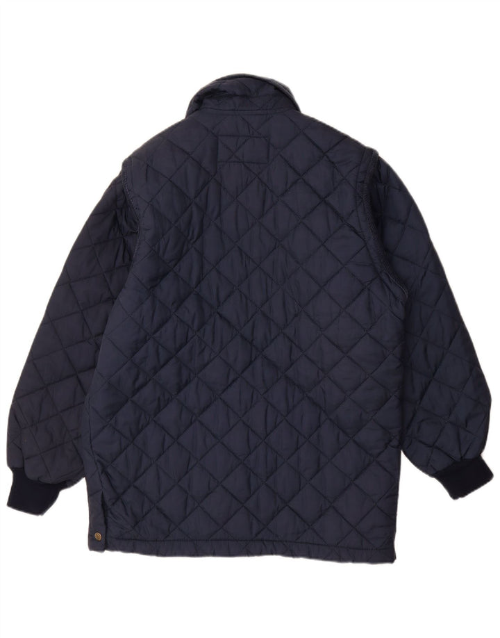 EUROPEAN PROJECT Chaqueta acolchada para hombre UK 34 XS Azul marino