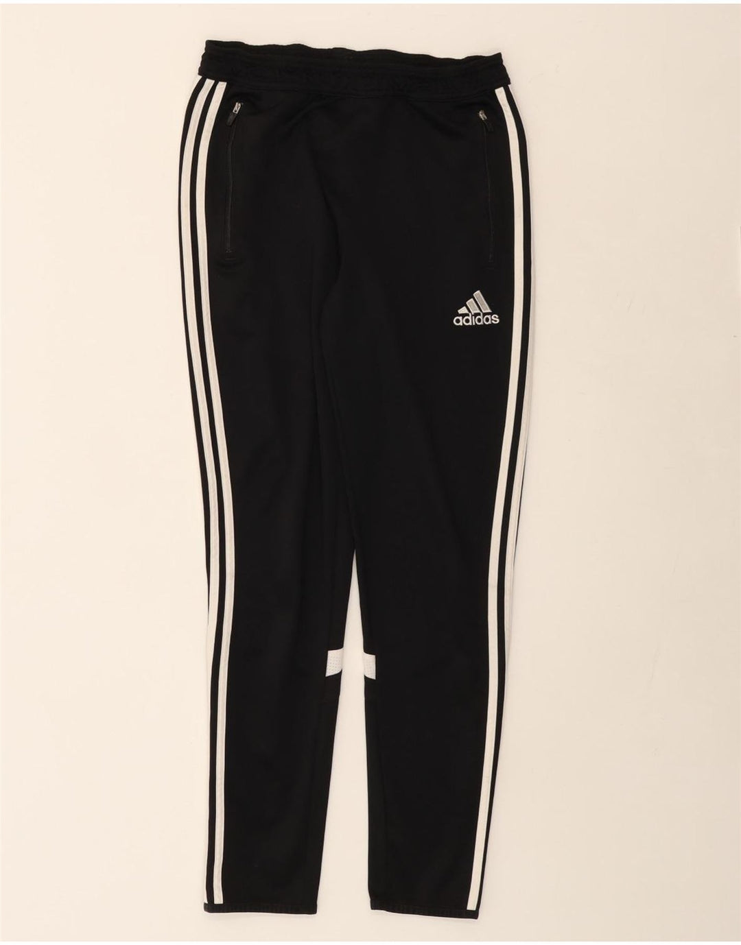 ADIDAS Hombre Climacool Chándal Pantalones Pequeños Negro Colorblock