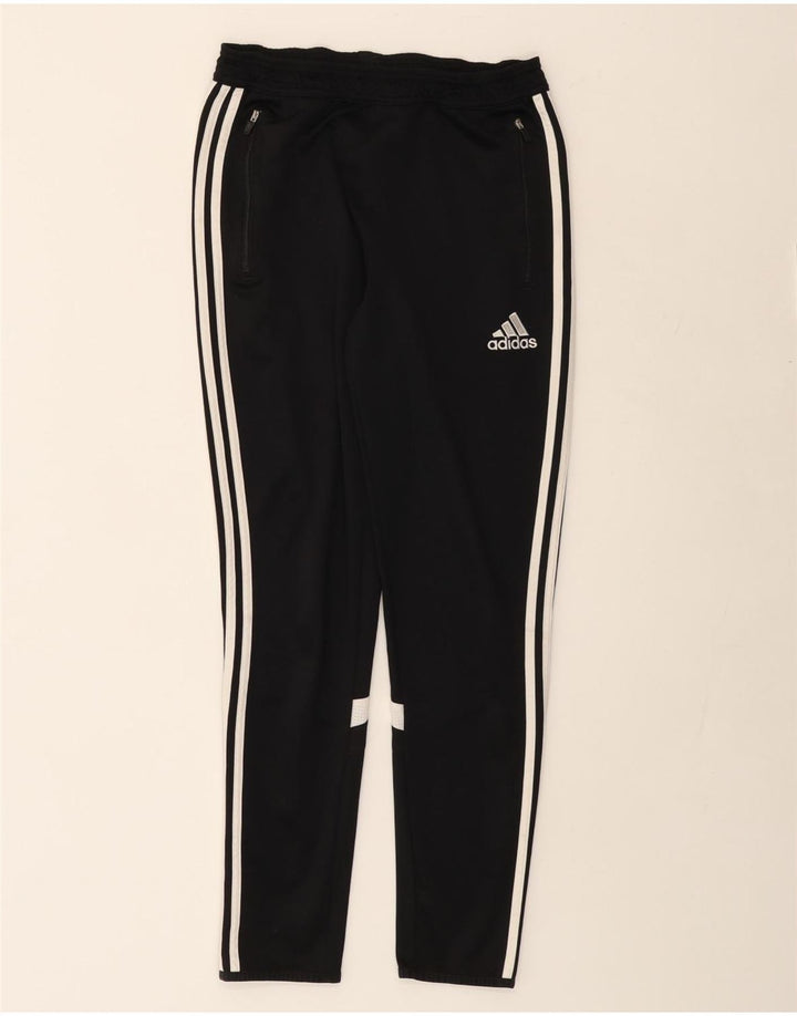 ADIDAS Hombre Climacool Chándal Pantalones Pequeños Negro Colorblock