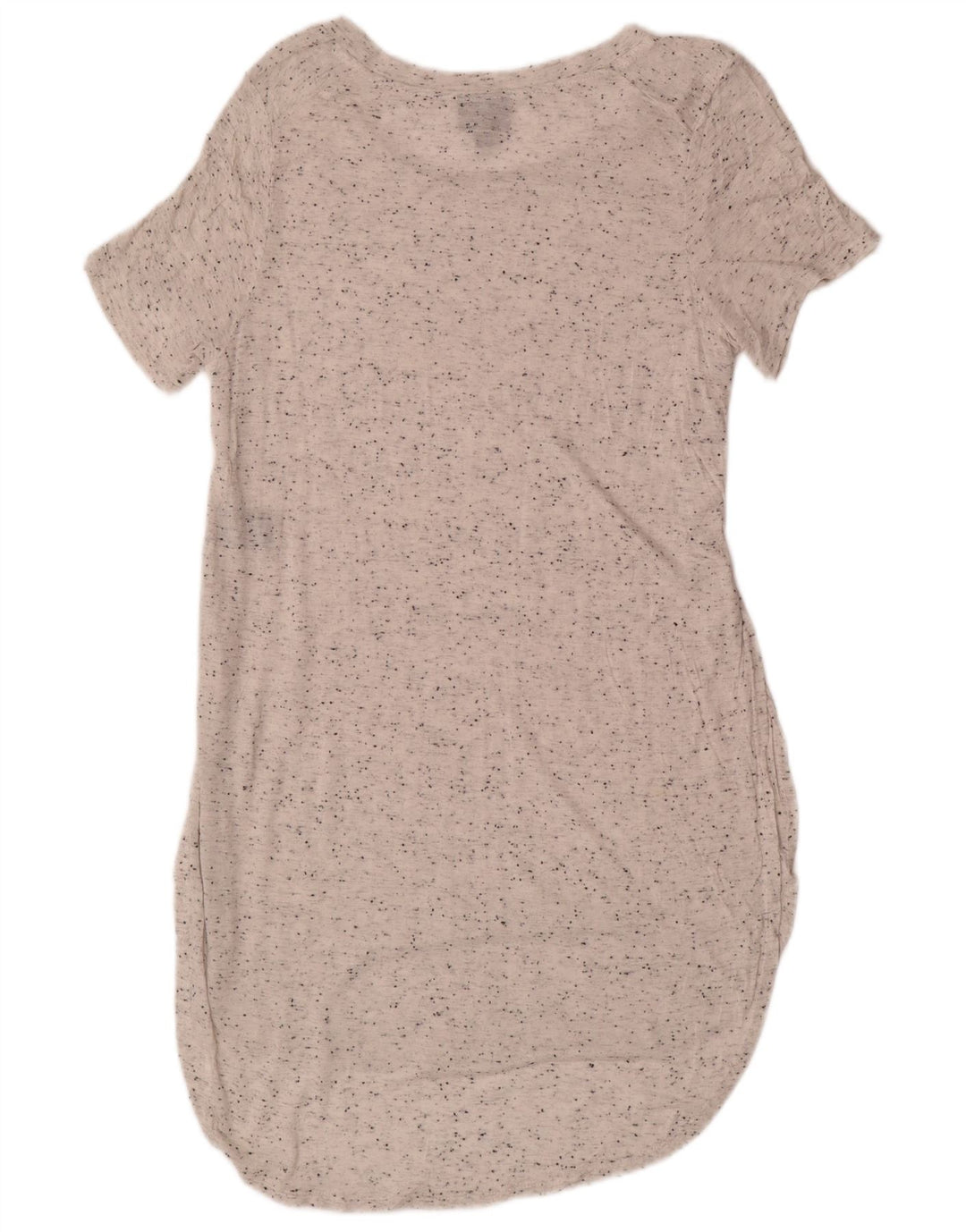 MOSSIMO Vestido tipo camiseta para mujer UK 40 Mediano Rayón moteado blanco