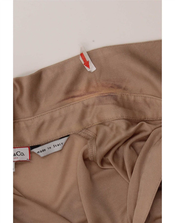 Max & Co. Polo de manga larga para mujer UK 42 Medium Beige