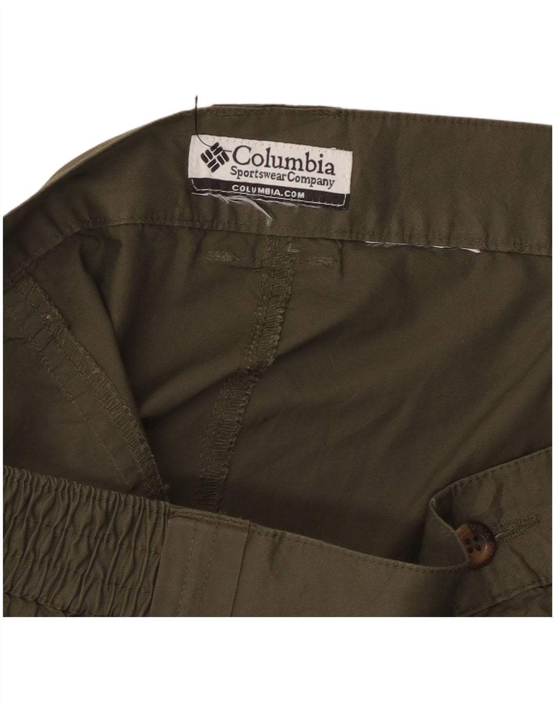 COLUMBIA Pantalones cortos cargo para hombre W38 XL Caqui