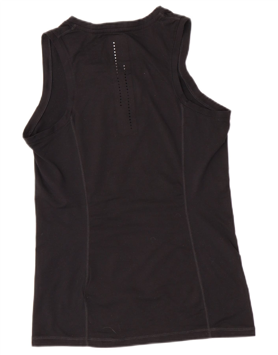 Nike Dri Fit Graphic Vest Top para mujer UK 12 Mediano Negro Poliéster