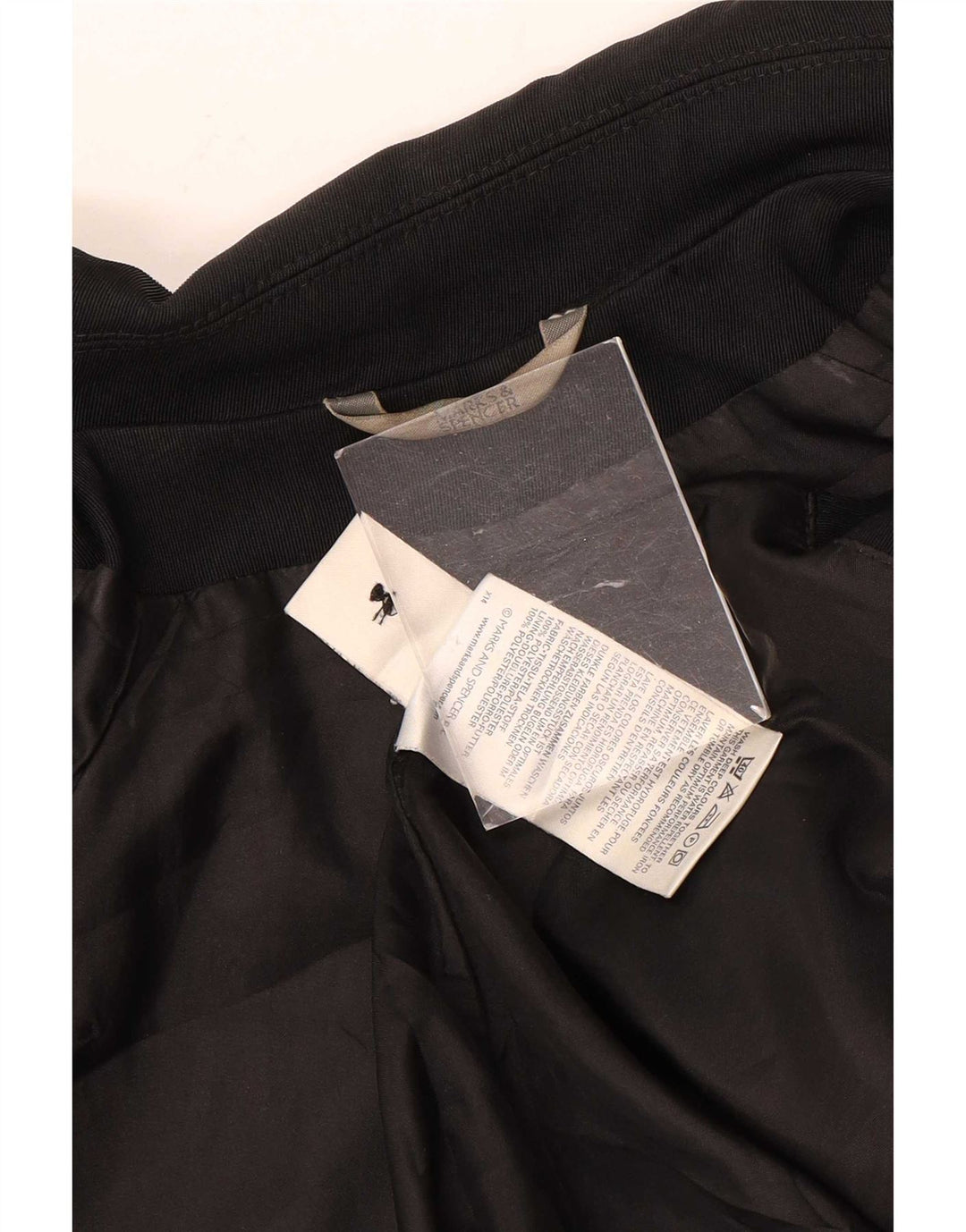 Marks & Spencer Abrigo para mujer UK 40 Mediano Poliéster negro