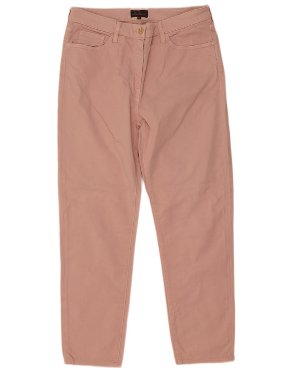 Luisa Spagnoli Pantalones casuales rectos para mujer IT 46 Large W32 L27 Rosa