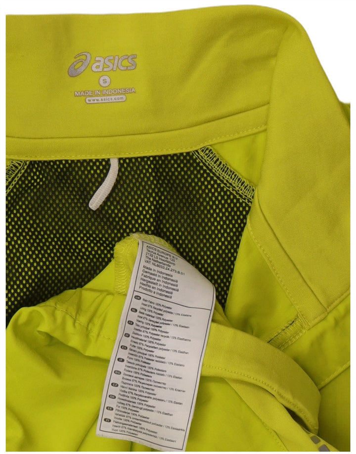 Asics Hombre Chándal Top Chaqueta Small Verde Poliéster