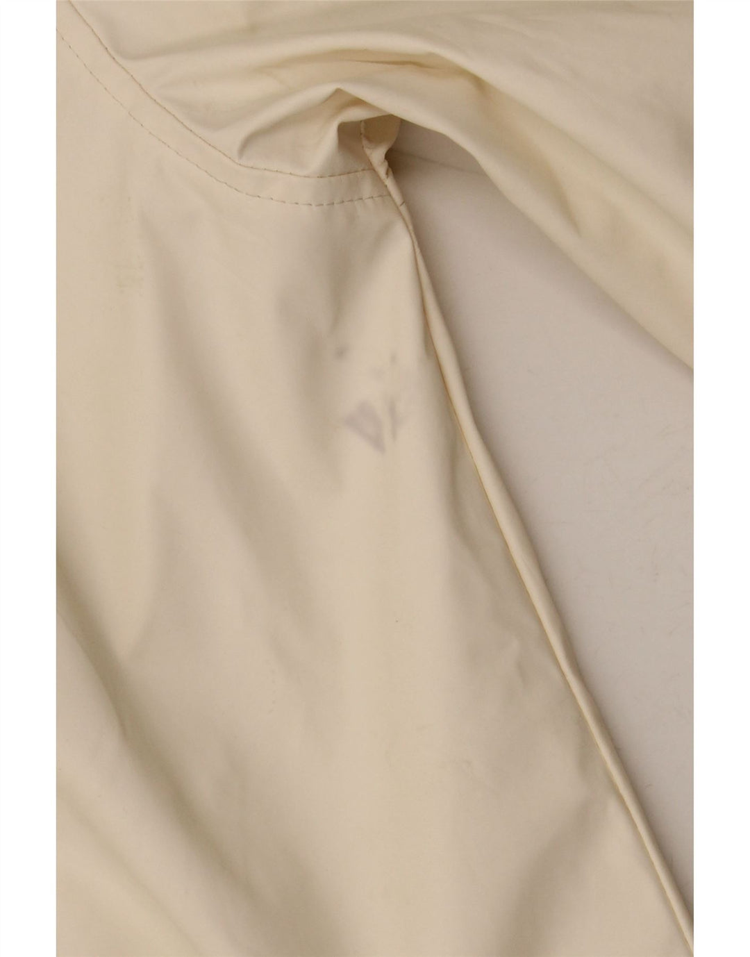 Topshop Chaqueta impermeable con capucha de gran tamaño para mujer UK 10 Small Off White