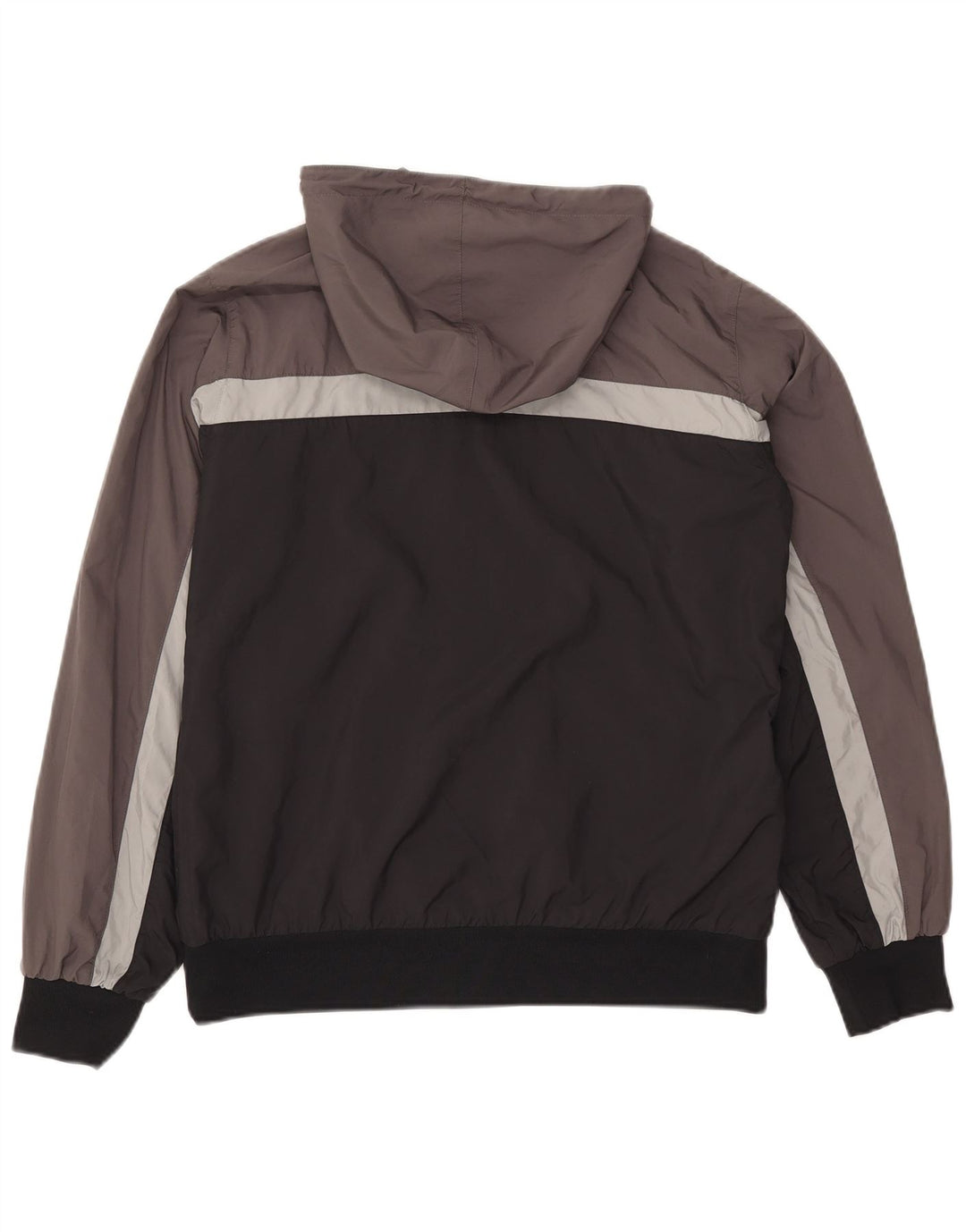 Nike - Chaqueta reversible con capucha para hombre, talla 38/40, color gris medio, pata de gallo