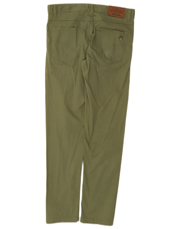 Harmont & Blaine Pantalones informales ajustados de corte estrecho para mujer W30 L30 Verde