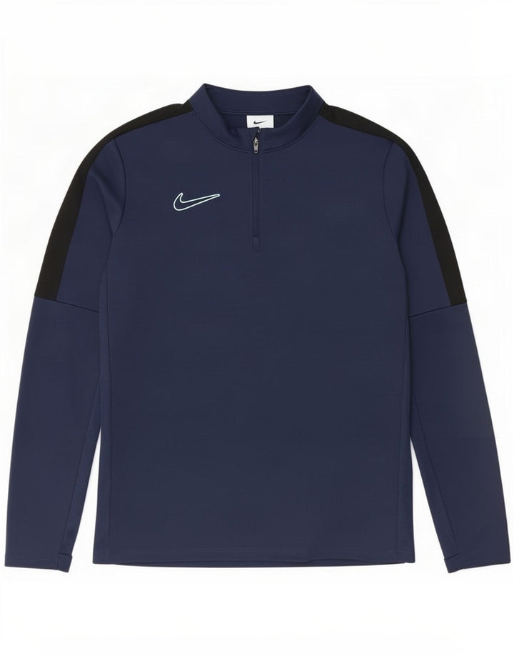 Nike Boys Dri Fit Jersey Chándal Top 6-7 años Grande Azul Marino