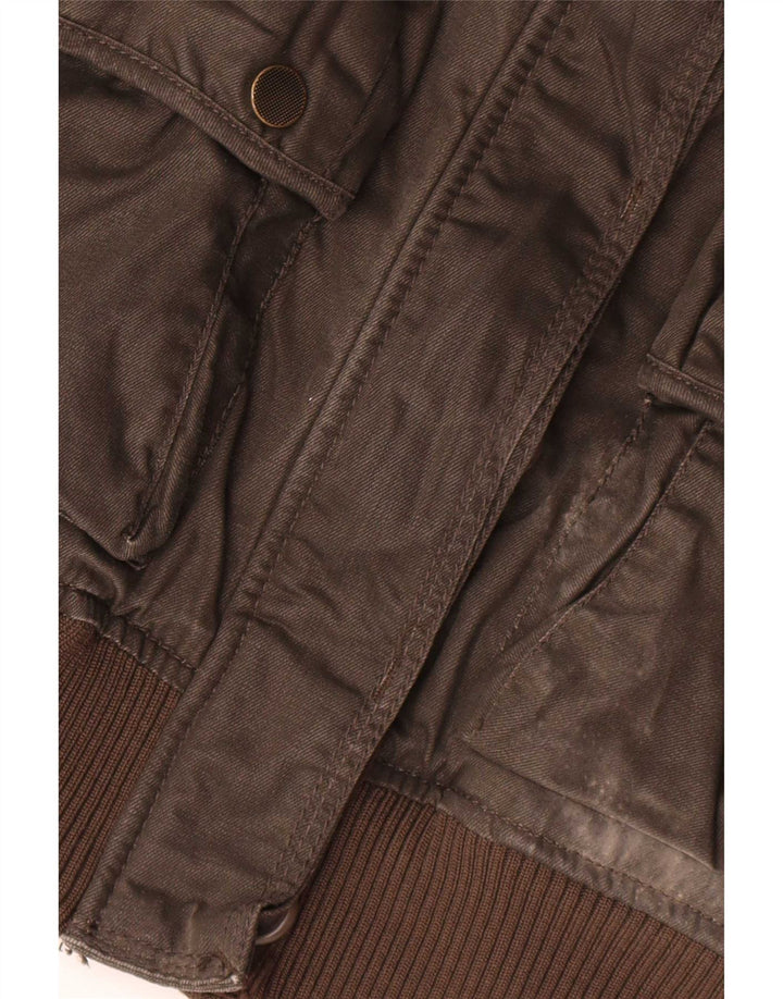 Superdry Chaqueta Bomber para Mujer UK 44 Marrón Medio