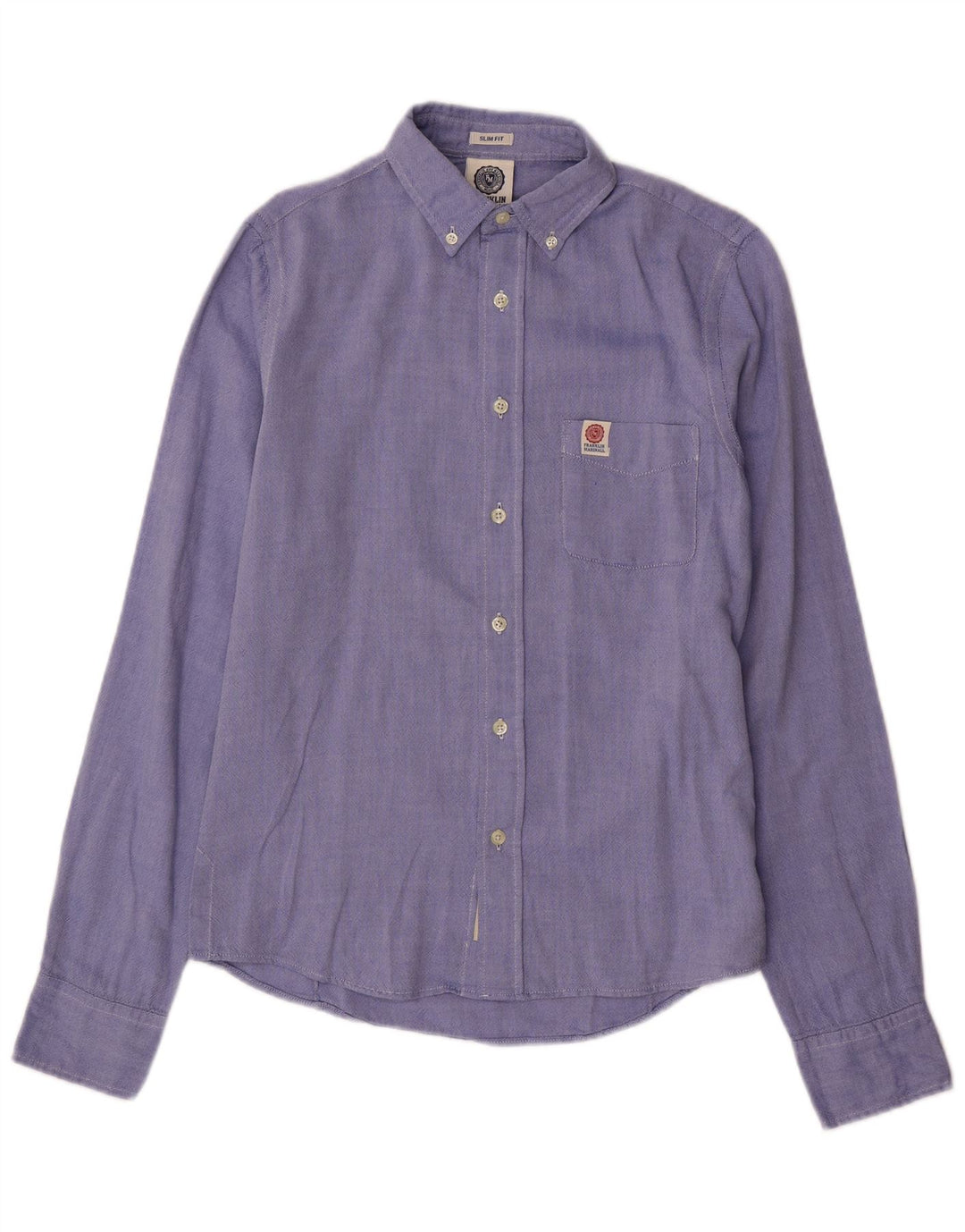 FRANKLIN MARSHALL Camisa Slim Fit para Hombre Azul Pequeño