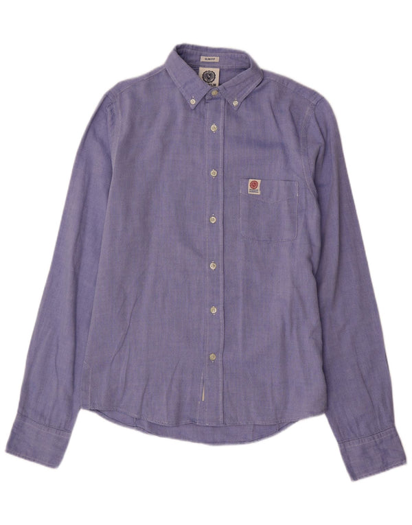 FRANKLIN MARSHALL Camisa Slim Fit para Hombre Azul Pequeño