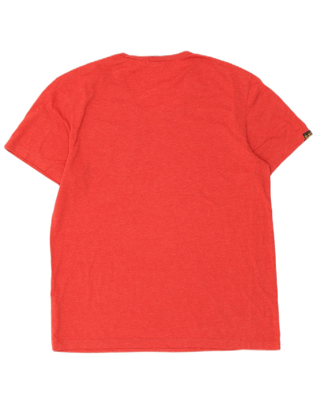 G-Star Hombre Camiseta Top Medium Rojo Algodón
