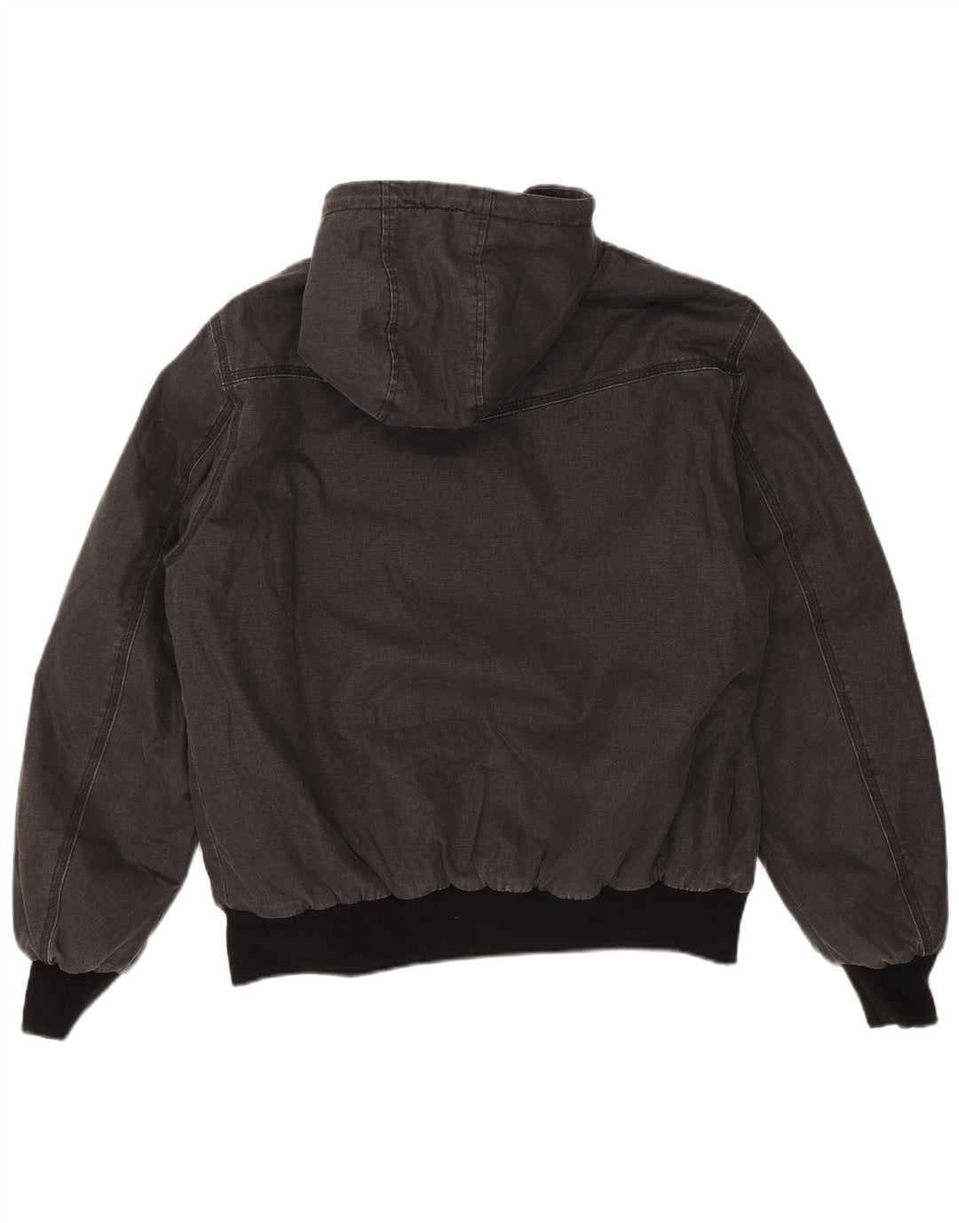 SUPERDRY Chaqueta Sherpa con capucha para hombre UK 42 XL Algodón gris