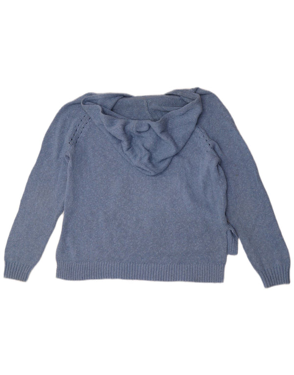 Suéter tipo jersey con capucha para mujer Fat Face UK 44 Algodón azul medio