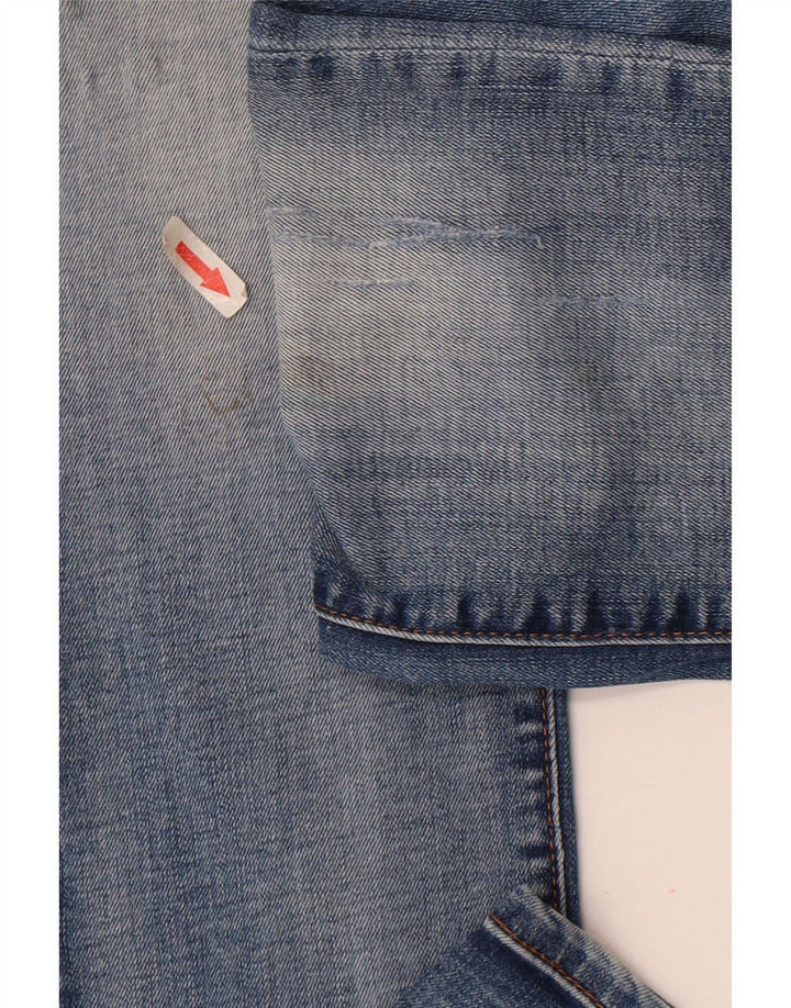 Vaqueros Pitillo Desgastados Mujer Trussardi W29 L32 Azul