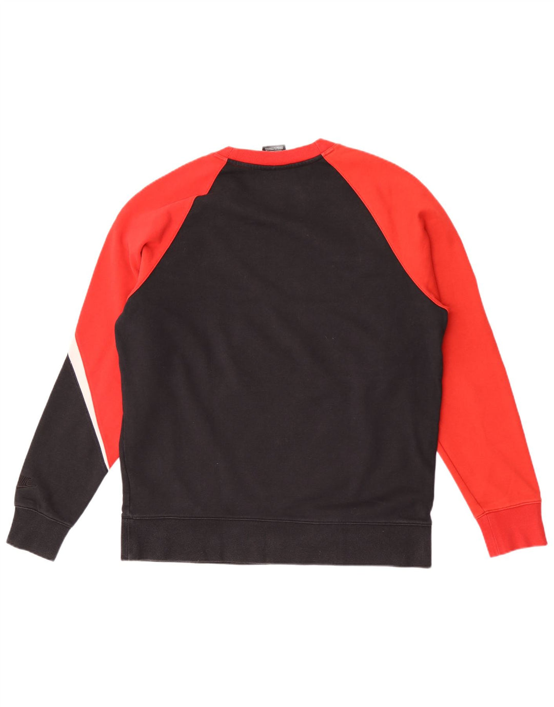 Nike Hombre Sudadera Gráfica Jumper XL Rojo Colorblock Algodón
