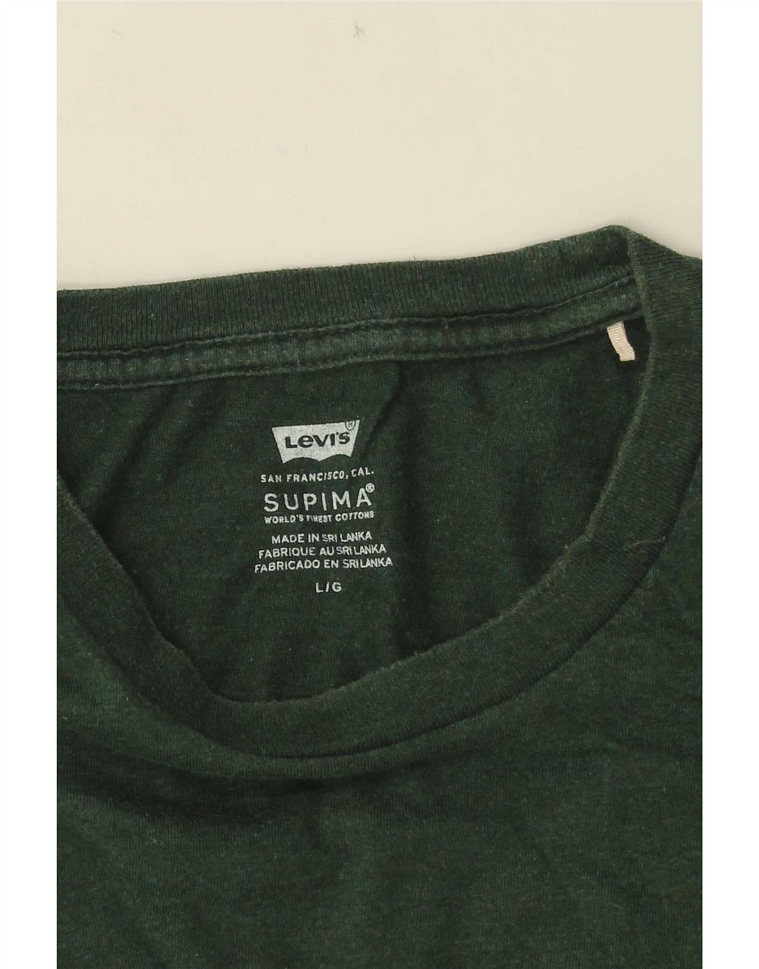 Levi's - Camiseta para hombre, talla grande, verde